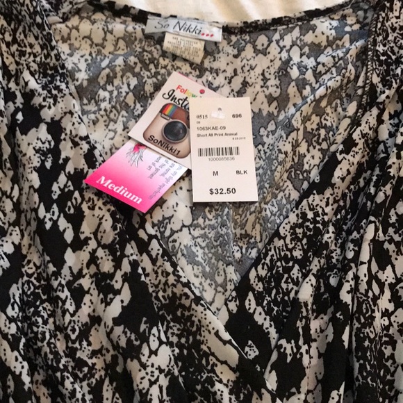 Girls animal print romper - Picture 3 of 3